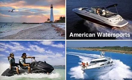 Boat or Jet-Ski Tour from American WaterSports. Choose from Three Options. - Primary Image