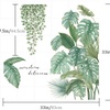 Image 7: One or Two Packs of Tropical Leaves Wall Stickers