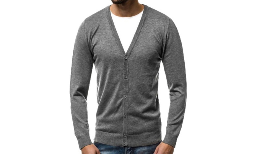 Image 4: Men's Smart Casual Cardigan