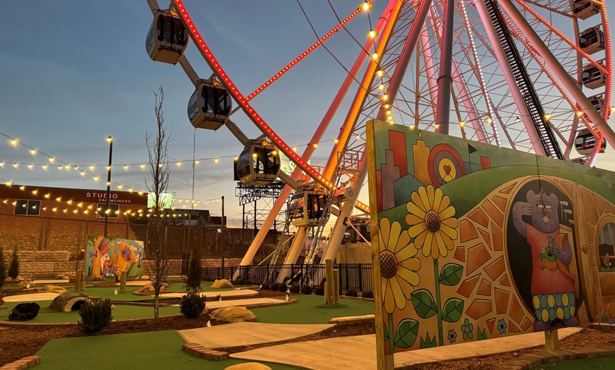 Image 4: Iconic KC Wheel & Pennway Putt – Panoramic Views & Mini Golf in KC