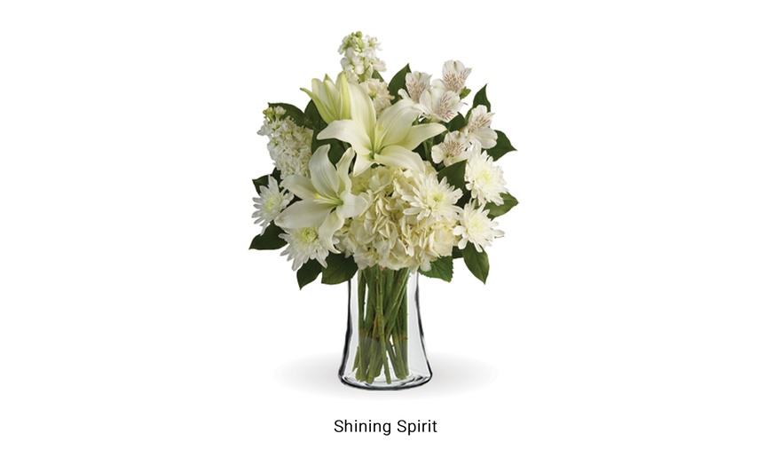 Image 4: Same Day Winter Flower Bouquets from Blooms Today with Vase & Delivery Up to 17% Off