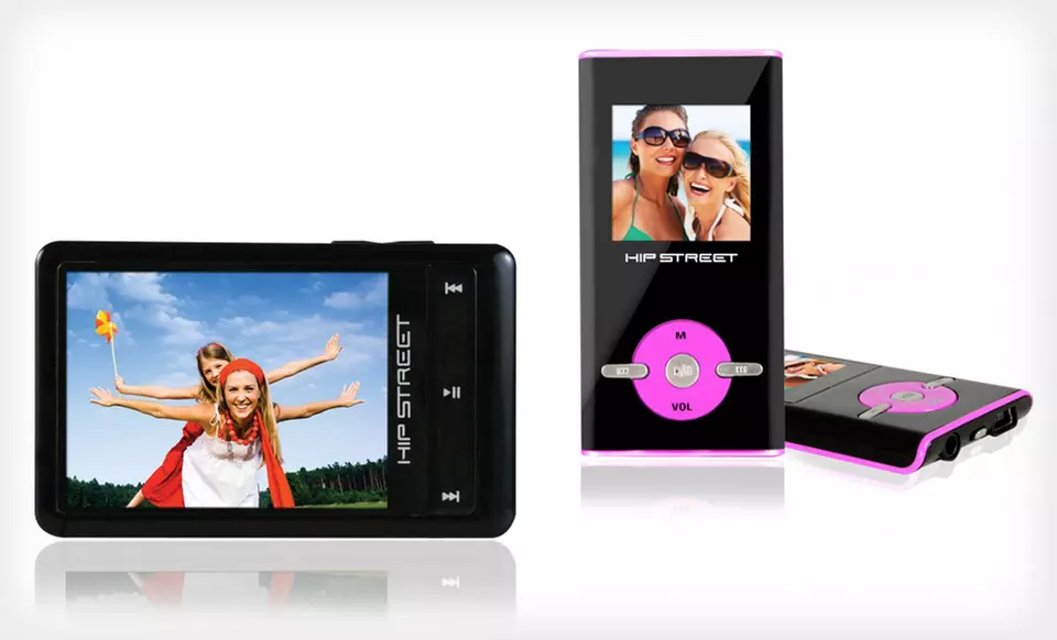 Hipstreet 4GB Color LCD Video MP3 Player (Up to 37% Off). Four Options Available. Free Shipping and Returns. - Primary Image