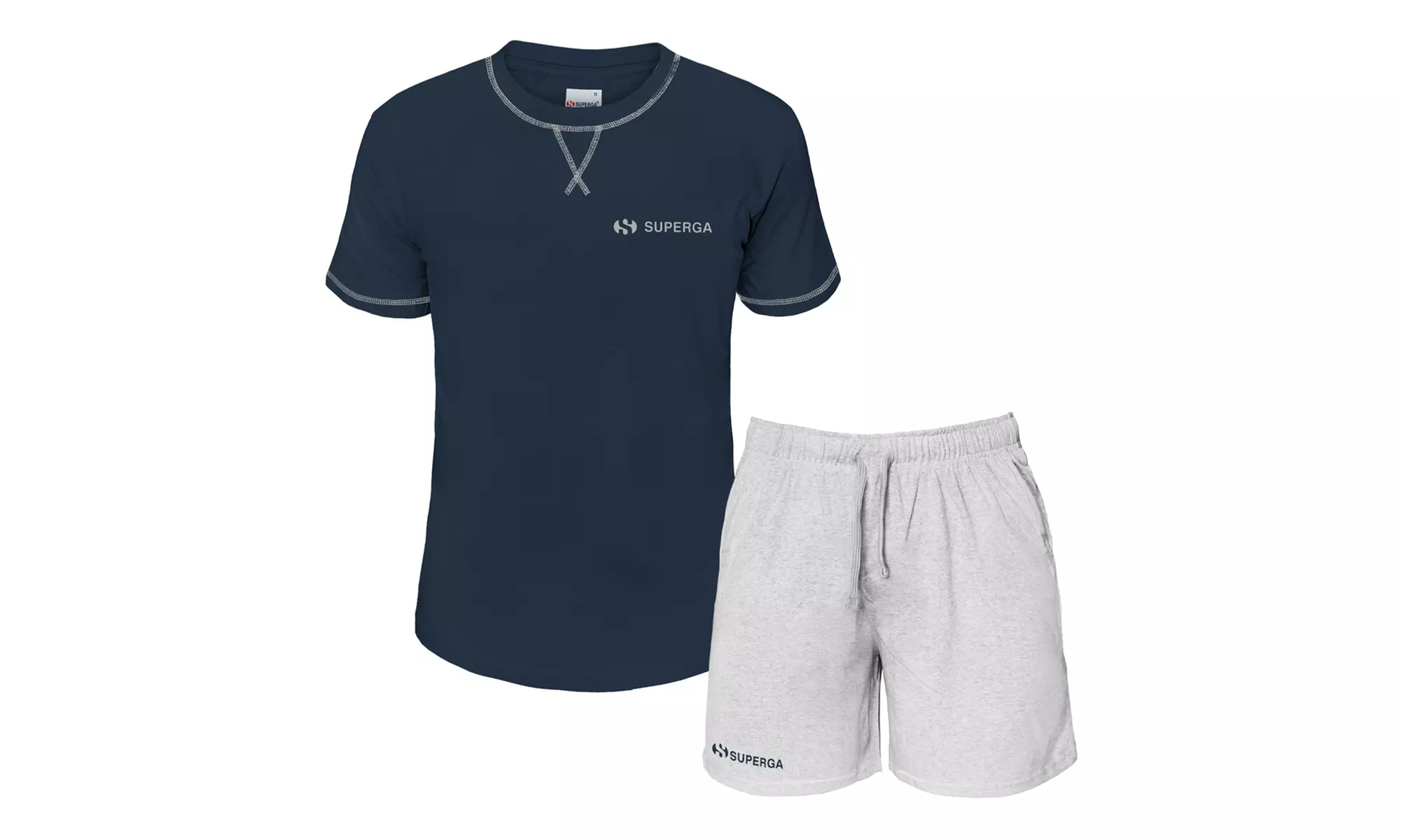 Completo uomo a maniche corte Superga