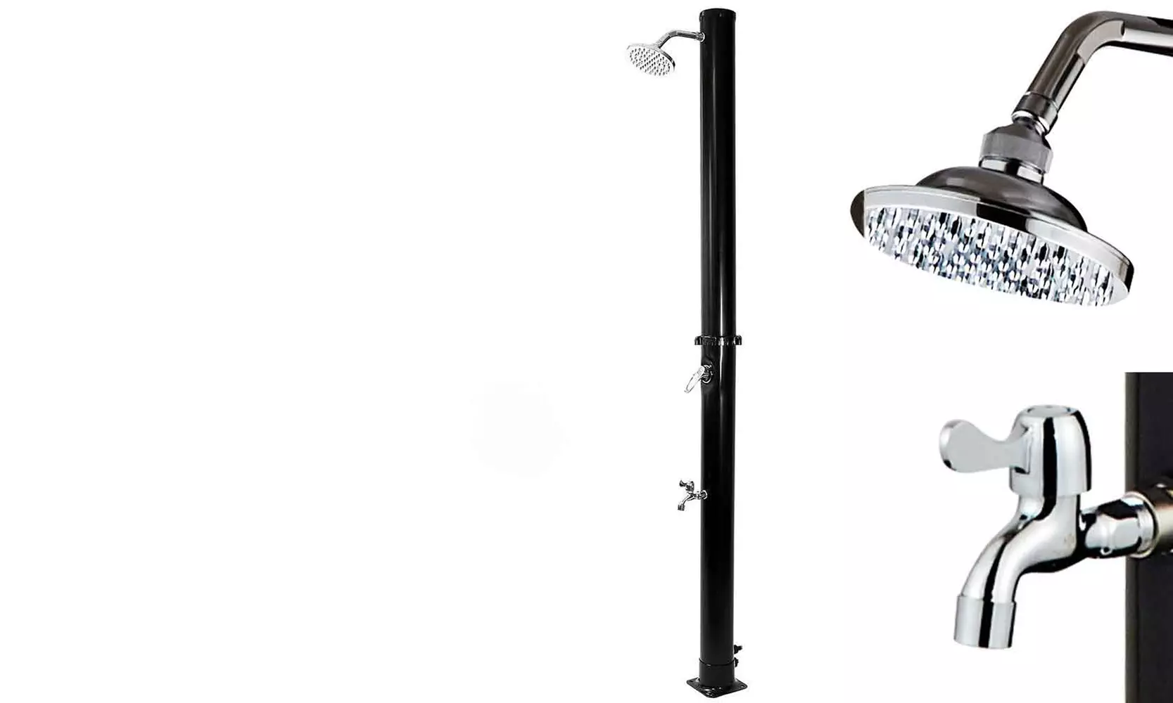 Doccia da esterno ad energia solare Bakaji