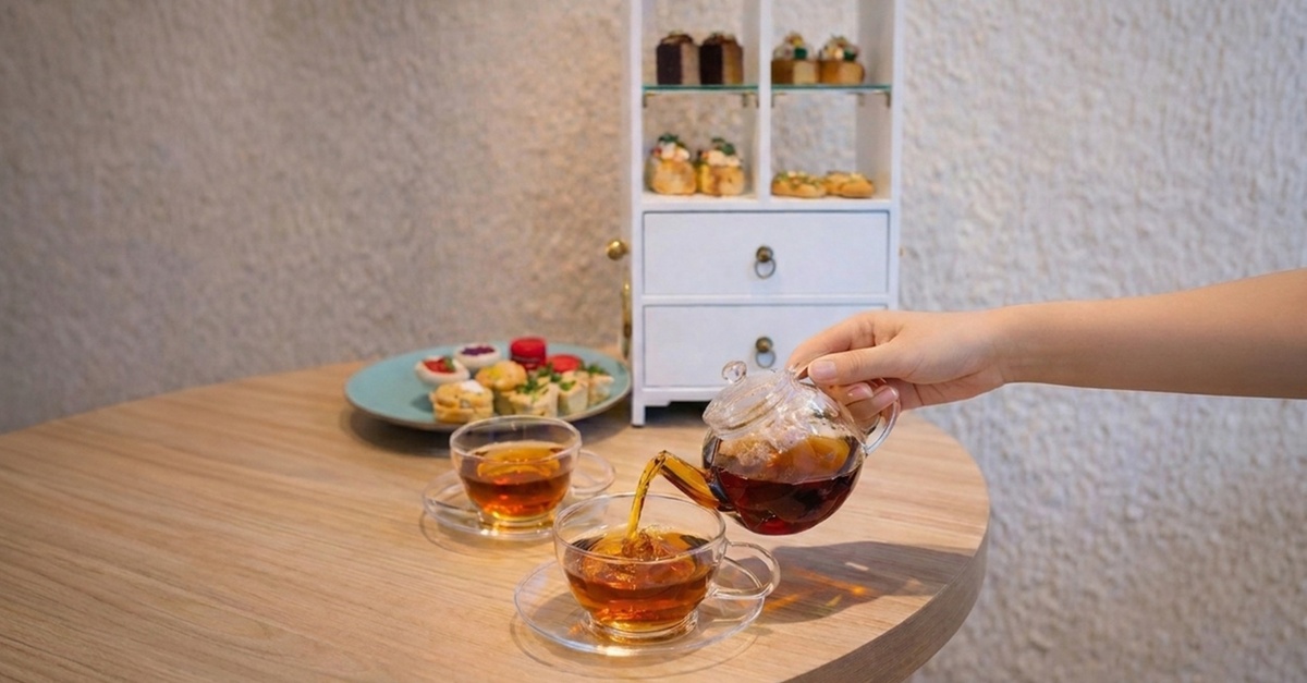 Afternoon Tea Set For 2 Or 4 With Optional House Beverage Each Afternoon Tea Set For 2 Or 4 With Optional House Beverage Each