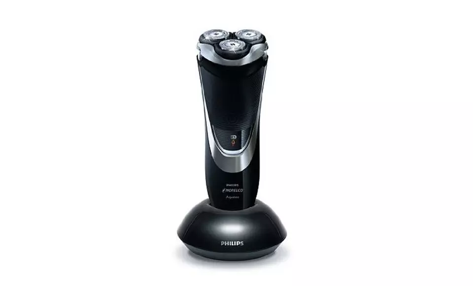 Philips Norelco Deluxe AquaTec Cordless Wet/Dry Rotary Razor in Gray or Black (Up to 44% Off). Free Shipping & Returns. - Second Medium