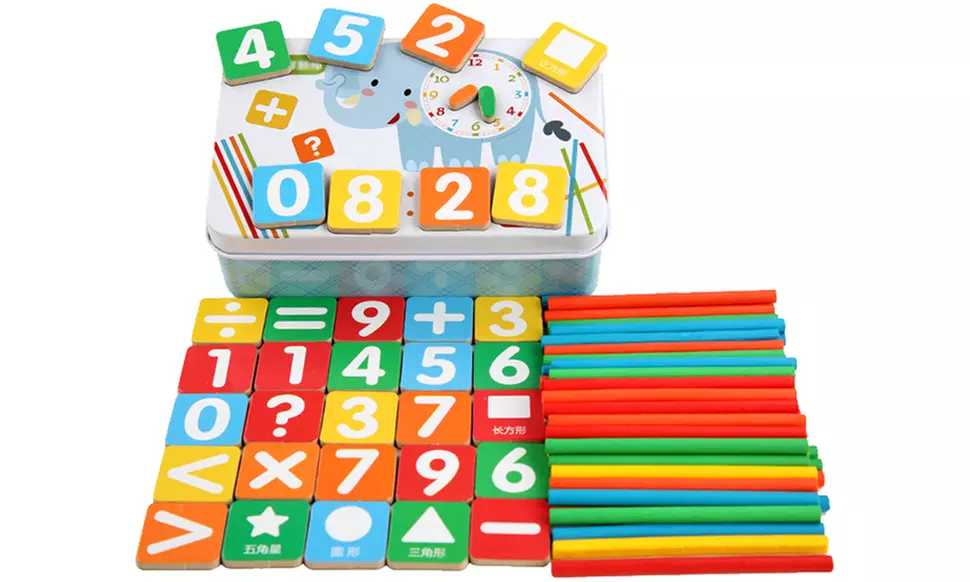 1x oder 2x Magnetisches Mathematik-Lernspielzeug für Kinder