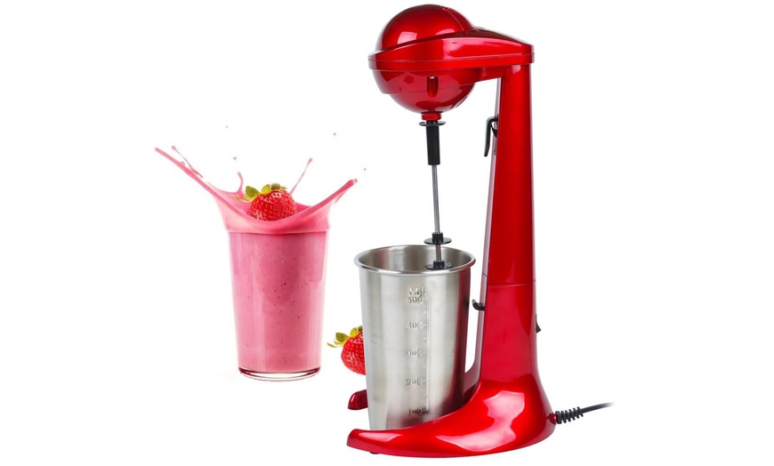 Image 4: Retro Milkshake Maker or Milk Frother 100W