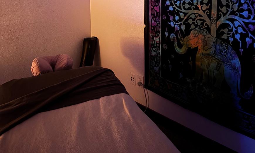 Image 2: 60 Min Custom Massage or 75 Min Custom Massage with Optional Cupping 