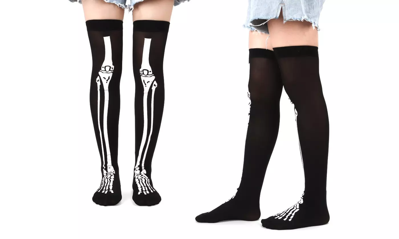 Women's Knee High Halloween Socks