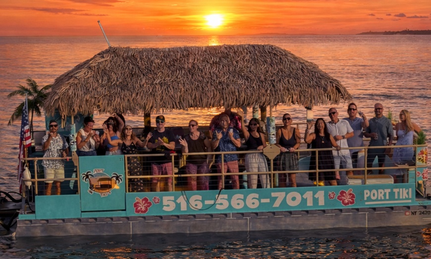 Image 2: Tiki Boat Cruises for Up to 6 Guests in Glen Cove, NY