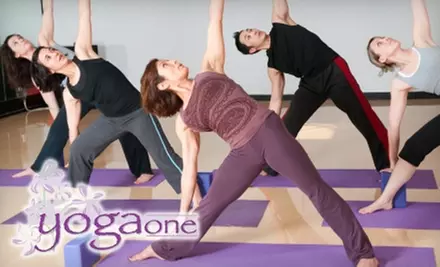 $17 for a Four-Class Yoga Pass ($57 Value) or $47 for One Month of Unlimited Yoga Classes ($147 Value) at Yoga One - Primary Image