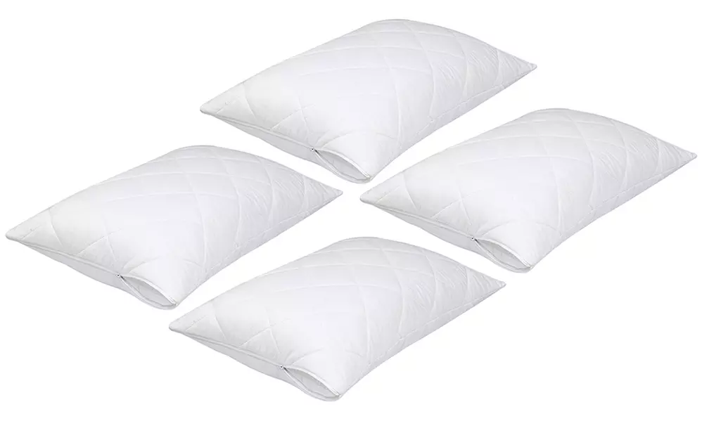 Quilted Protector with Pillow Protector Cases Set