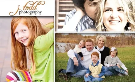 $50 for a One-Hour Photography Session, Five Edited Digital Pictures, and 10 Percent Off Additional Products with J. Todd Photography ($325 Value) - Primary Image