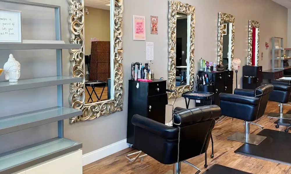 Women’s single process, Haircut or Half a Head of Highlight & Blow Dry