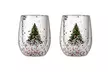 Christmas Tree Glass Cups - Second Medium