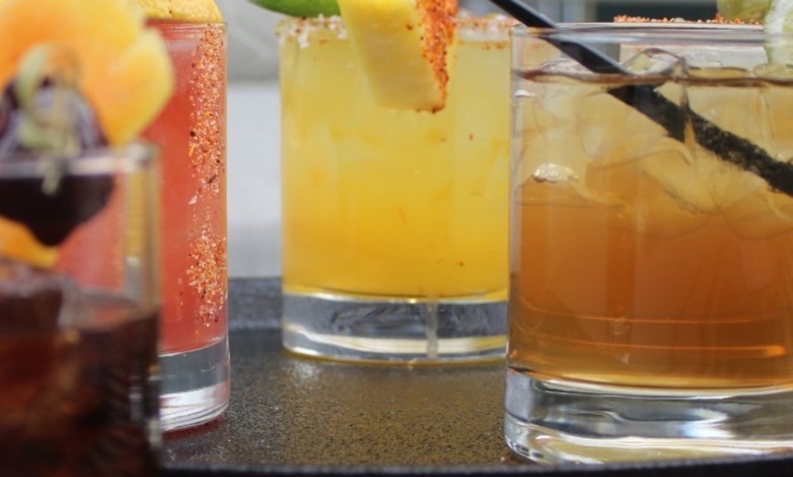 Image 10: 2 House Cocktails and 1 Appetizer for One, Two, or Four People 
