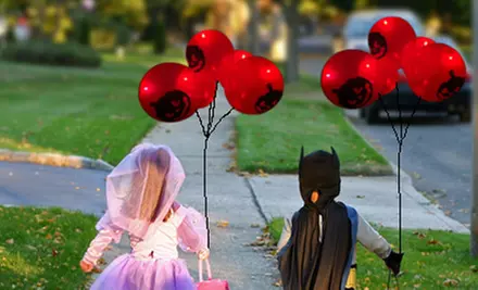 $15 for a 10-Pack of Multicolored or Halloween-Themed LED Balloons ($50 List Price). Free Shipping. - Second Medium