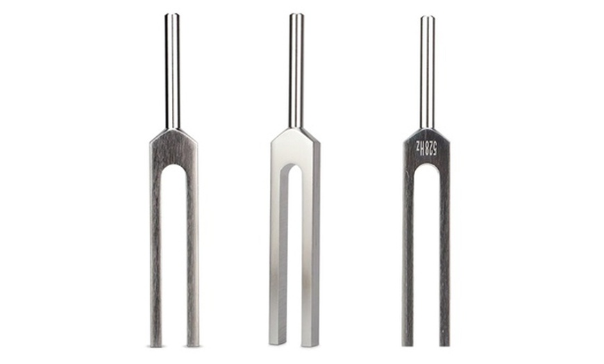 Image 4: 528HZ Tuner Tuning Fork Healing Sound Therapy