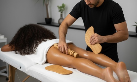 Sesión de 30 minutos de tratamiento reductor y moldeador brasileño con maderoterapia y masaje en zona a elegir - KG Quiropráctica y Salud