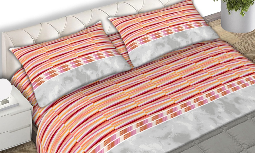 Image 2: Completo lenzuola 100% cotone