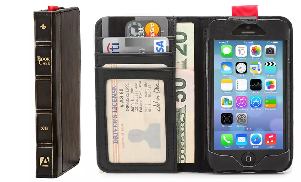 Pre-Order Aduro BookCase Folio and Wallet Case for iPhone 6 or iPhone 6 Plus - Second Medium