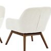 Image 22: Poltrona scandinava con gambe in legno massello Doosense