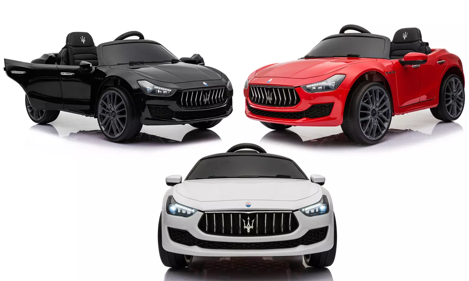 Licensed Maserati Ghibli 12V Children's Ride-On Car - Primary Image