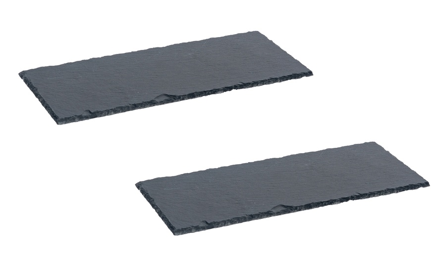 Image 9: Rustic Rectangular Slate Plate