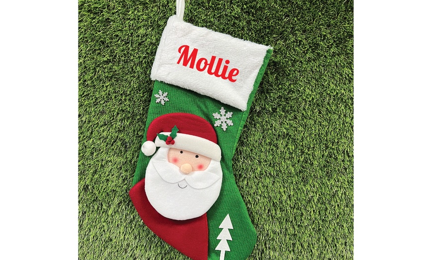 Image 3: Personalised Holiday Stockings with Names, Characters & Charm
