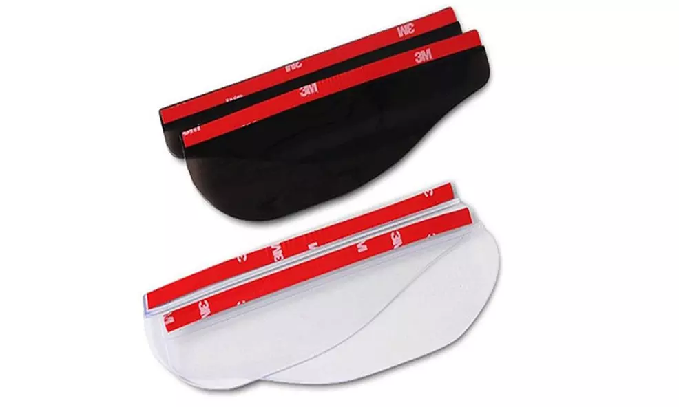 Universal Car Mirror Rain Shields (2-Pack) - Second Medium
