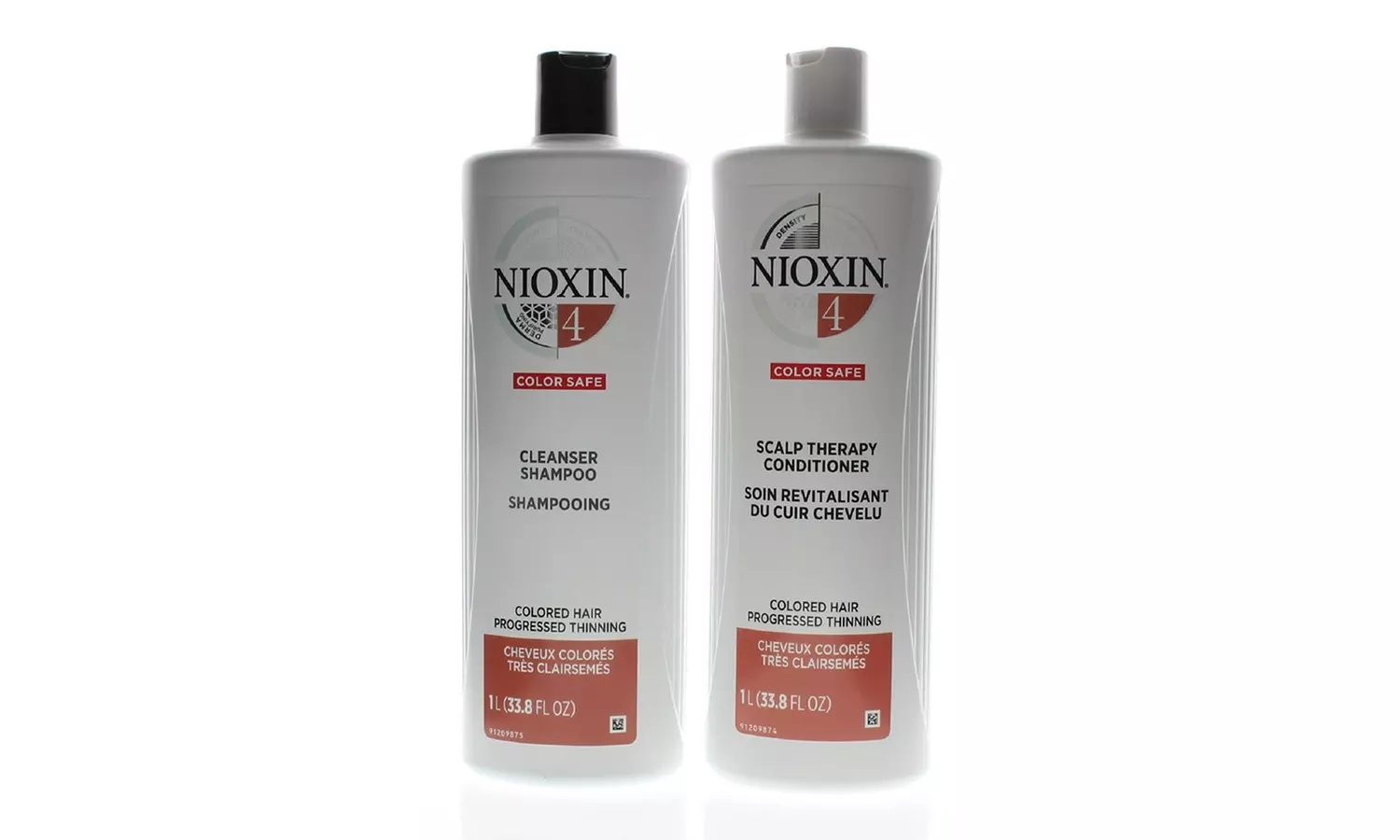 Nioxin System 2 and 4.  Shampoo and Scalp Therapy Conditioner Liter Duo