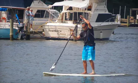 Half- or Full-Day Standup Paddleboard Rental or Standup Paddleboard Lesson from SUP Joey (Up to 52% Off) - Primary Image