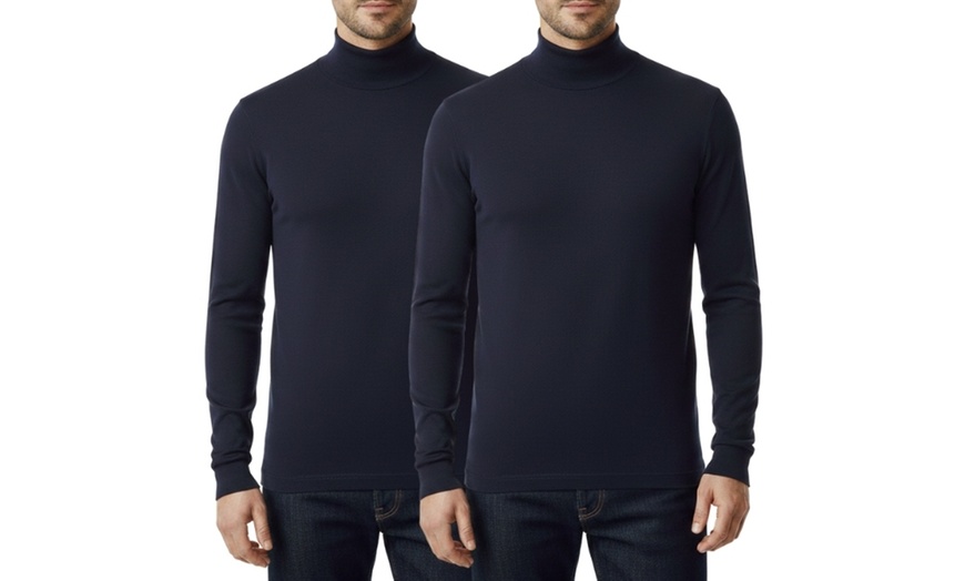 Image 2: 2 maglie da uomo con collo a lupetto
