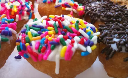 Baked Goods and Drinks or Donuts and Drinks at The Mini Donut Factory - Primary Image