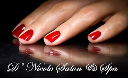 $35 for a Spa Mani-Pedi at D'Nicole Salon & Spa ($75 Value) - Primary Image