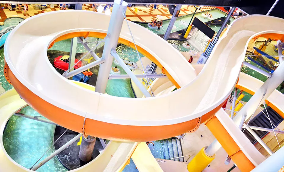 1-Night Stay for Four with Optional Water-Park Passes at Metropolis Resort in Eau Claire, WI - Primary Image