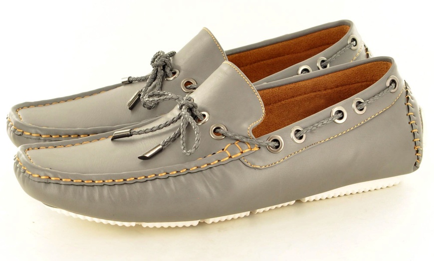 Image 32: Men's Lace-Up Loafers