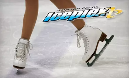 $9 for Admission and Skate Rental for Two at Hampton Roads IcePlex - Primary Image