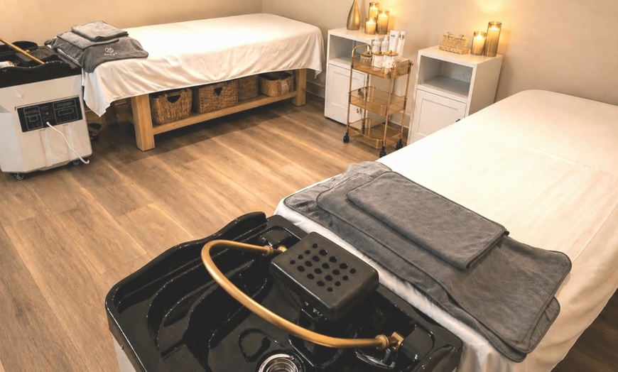 Image 6: Lux HeadSpa for 1-2 w/Shoulder Massage, MiniFacial, Robes & Herbal Tea
