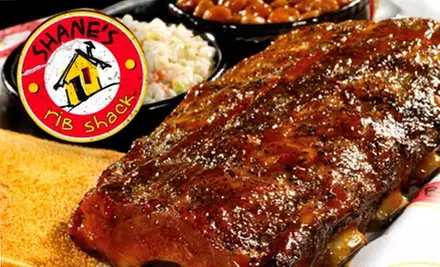 $10 for $20 Worth of Barbecue, Ribs, Wings, and More at Shane's Rib Shack - Primary Image