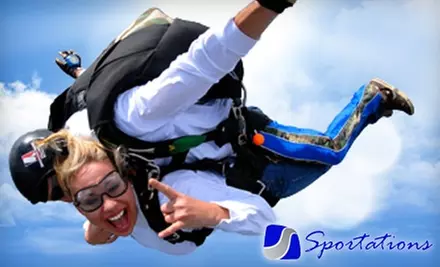 $159 for a Single Skydiving Session from Sportations (Up to $299.99 Value) - Primary Image