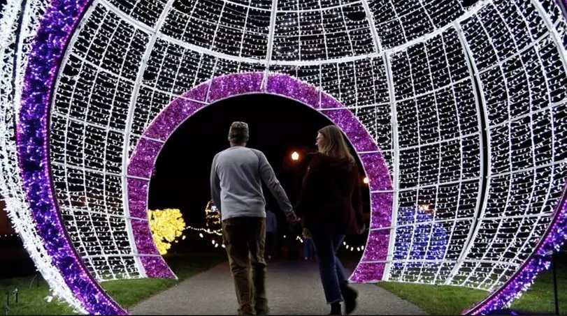 Sparkling Holiday Lights at Labelle Winery in Derry, NH