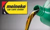 $29 for a Supreme Oil Change and Front-Windshield-Wiper Replacement at Meineke Car Care Center and Econo Lube N' Tune ($59.94 Value)