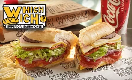 $6 for $12 Worth of Customizable Sandwiches at Which Wich - Primary Image