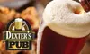 $10 for $20 Worth of Pub Grub and Drinks at Dexter’s Pub