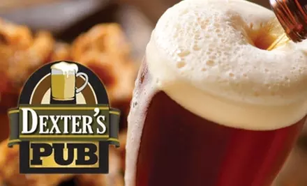 $10 for $20 Worth of Pub Grub and Drinks at Dexter’s Pub - Primary Image
