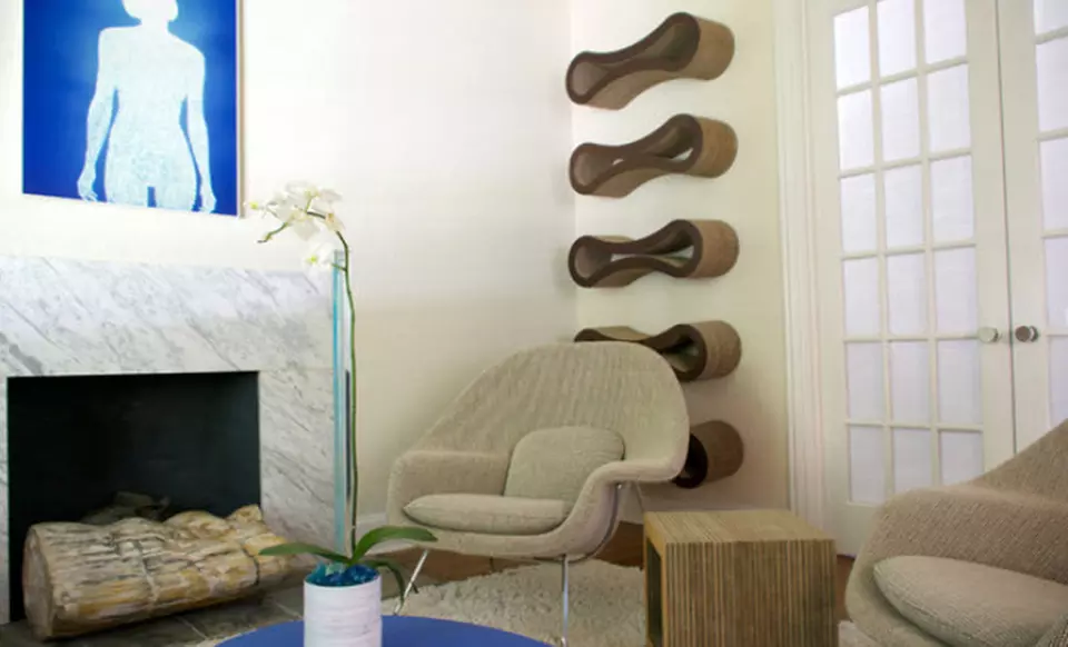 $39.99 for a PetFusion Cat Scratcher Lounge ($99.95 Value). Two Colors Available. Free Shipping and Free Returns. - Second Medium