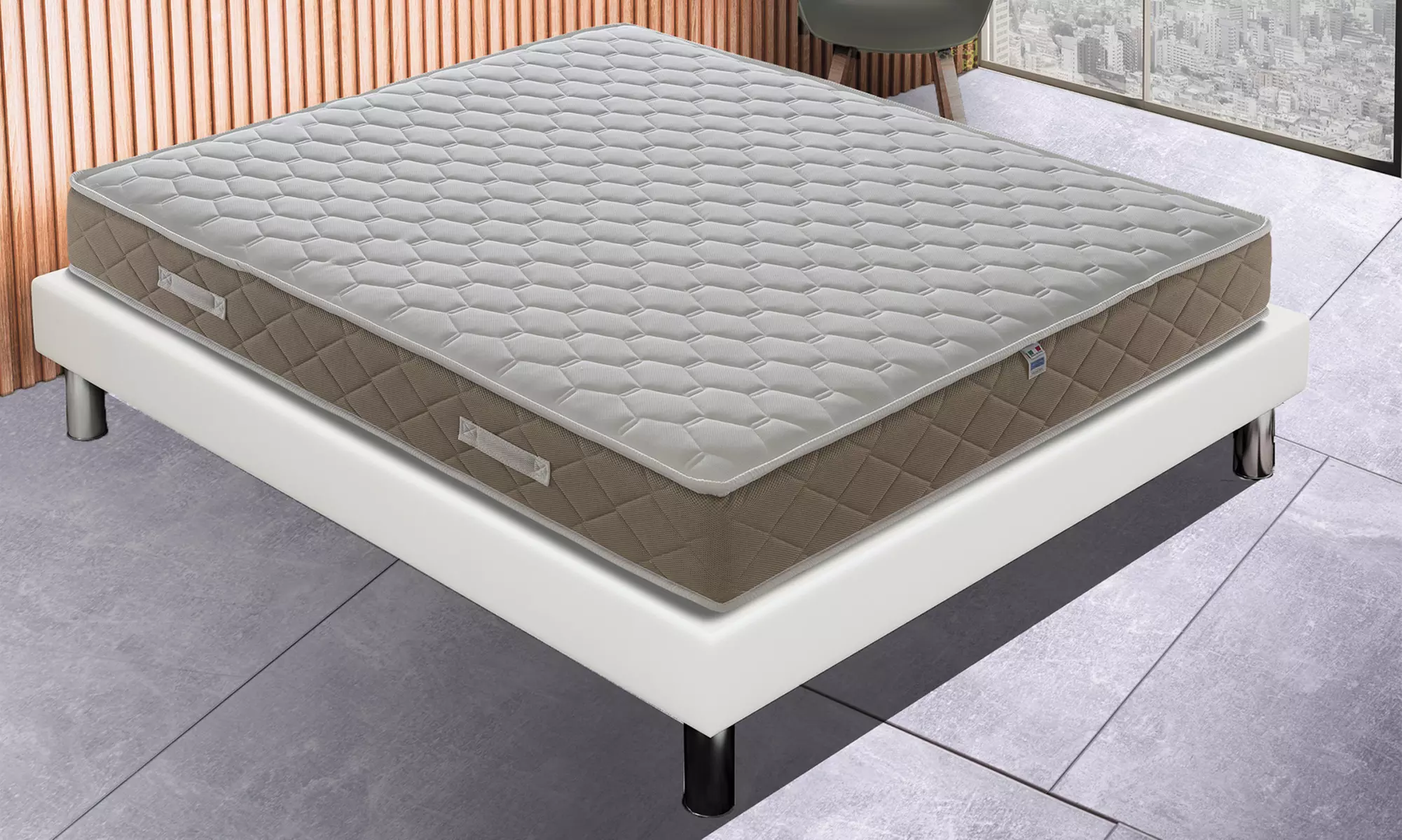 Matelas hybride avec gel 13 zones