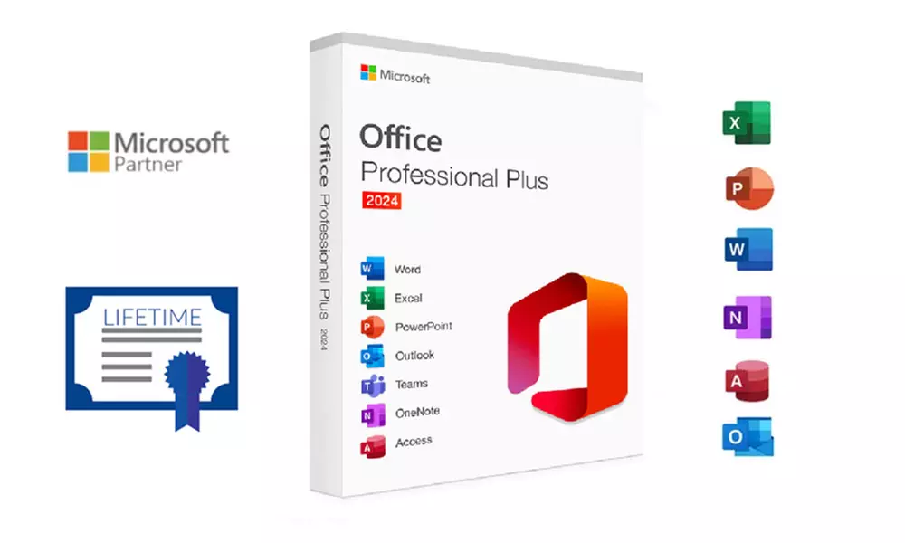 Microsoft Office 2024 Lifetime License for Windows or Mac